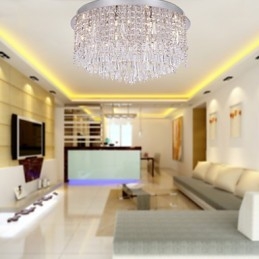 Modern, modern Crystal Chrome süllyesztett tartó