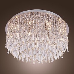 Modern, modern Crystal Chrome süllyesztett tartó