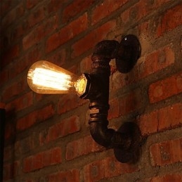 Retro falilámpák mini stílusú rusztikus Lodge fém