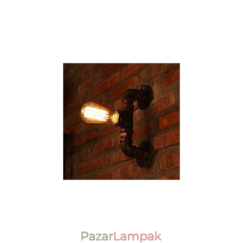 Retro falilámpák mini stílusú rusztikus Lodge fém