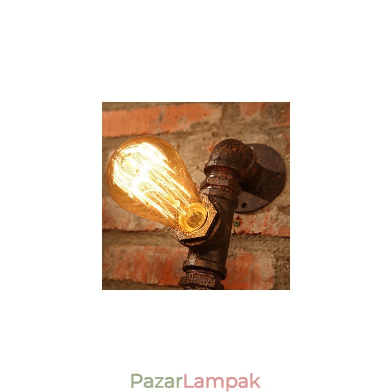 Retro falilámpák mini stílusú rusztikus Lodge fém