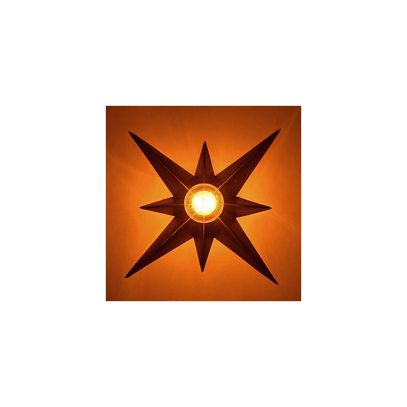 Rövid ötágú csillagos világítás, személyre szabott modern fali lámpák gyermekházhoz