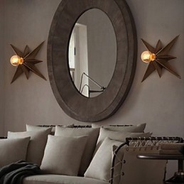 Rövid ötágú csillagos világítás, személyre szabott modern fali lámpák gyermekházhoz