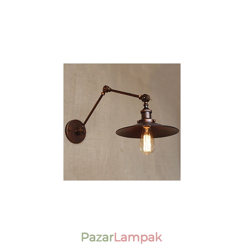 Fali lámpák Lengőlámpák Olvasás Fali lámpák Mini stílusú rusztikus ház fém