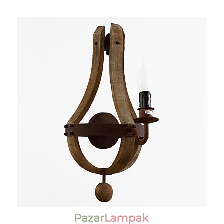 Mini stílusú falikarok, rusztikus Lodge fa bambusz Mini stílusú falikarok, rusztikus Lodge fa bambusz