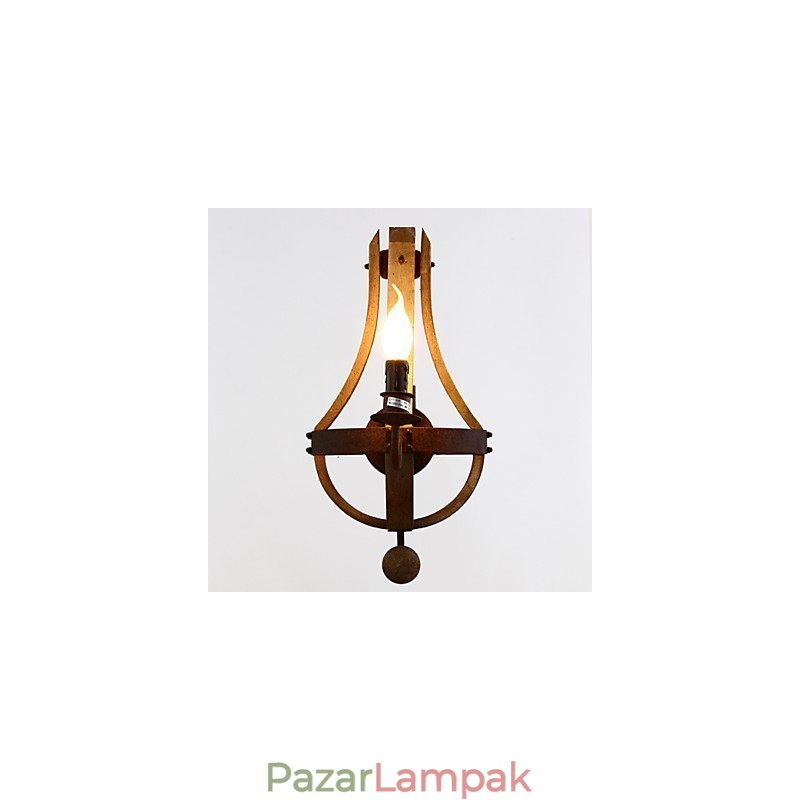 Mini stílusú falikarok, rusztikus Lodge fa bambusz