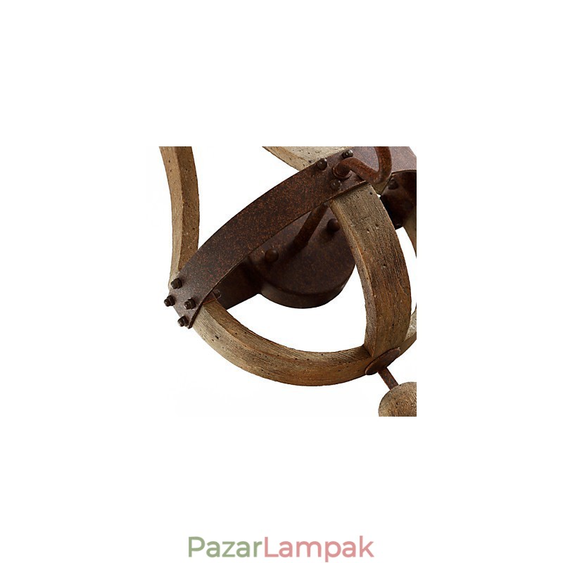 Mini stílusú falikarok, rusztikus Lodge fa bambusz
