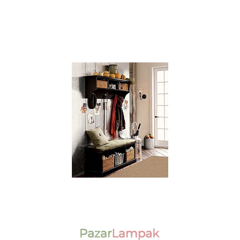Természet ihlette vas fali lámpa átlátszó üveg ernyővel