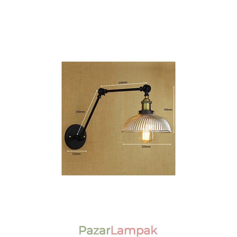 Fali lámpák Lengőlámpák Olvasás Fali lámpák Mini stílusú rusztikus ház fém