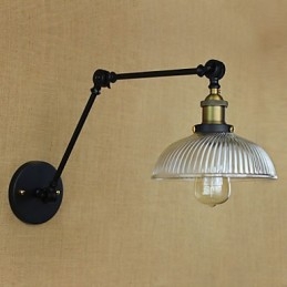 Fali lámpák Lengőlámpák Olvasás Fali lámpák Mini stílusú rusztikus ház fém