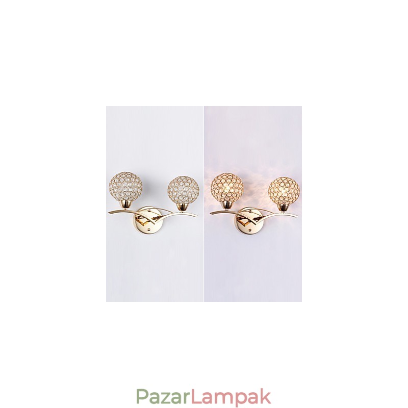 Falikarok Olvasó fali lámpák Kristály Mini stílusú Modern kortárs fém