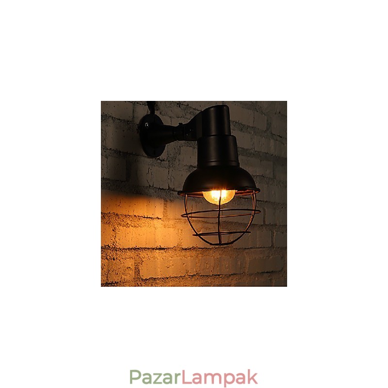 Mini stílusú fali lámpák Rusztikus Lodge fém