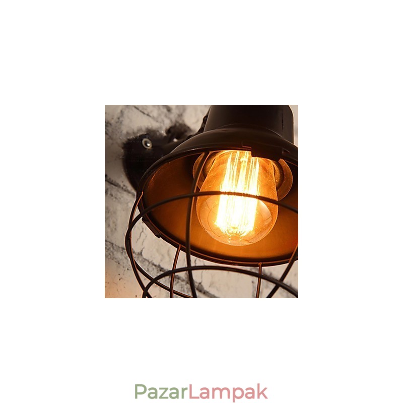 Mini stílusú fali lámpák Rusztikus Lodge fém