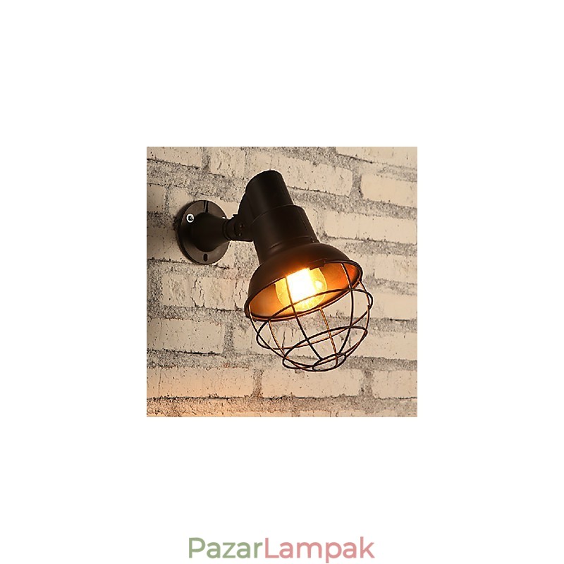Mini stílusú fali lámpák Rusztikus Lodge fém