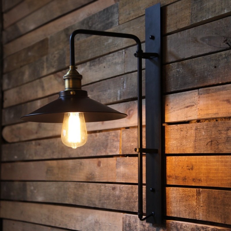 Új Loft Retro DIY ipari vintage fali lámpa fali lámpatest