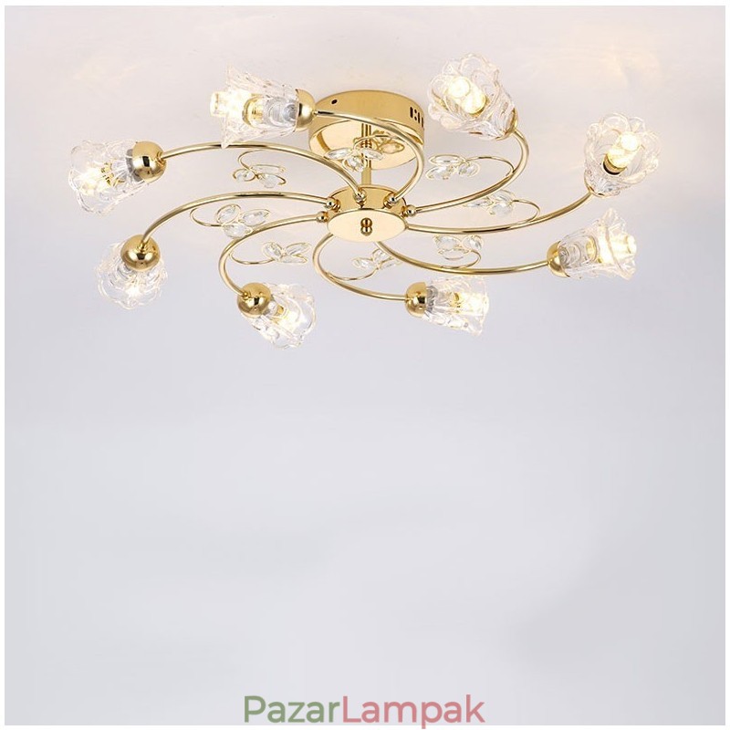 Művészi alumínium süllyesztett lámpák kristályokkal