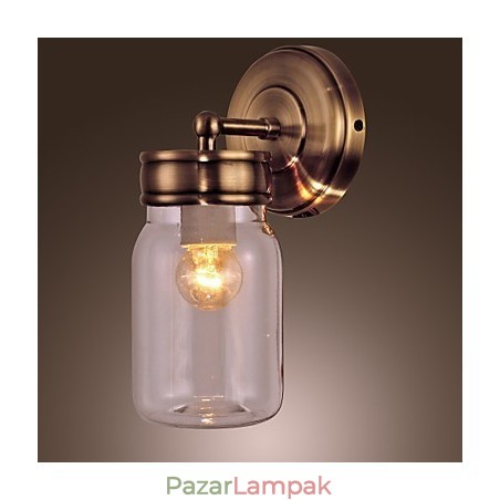 Rusztikus Fali lámpa Palack Alakú Rusztikus Fali lámpa Palack Alakú