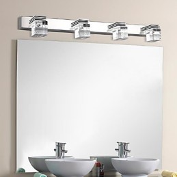 Falikarok Fürdőszoba világítás Fali alátétek Crystal Mini Stílus Modern Kortárs Fém