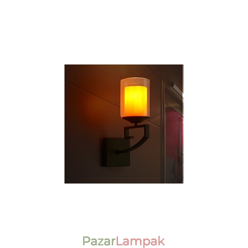 Retro üveg egyszerű egyfejű fali lámpa könnyű fali lámpák kristály modern kortárs fém