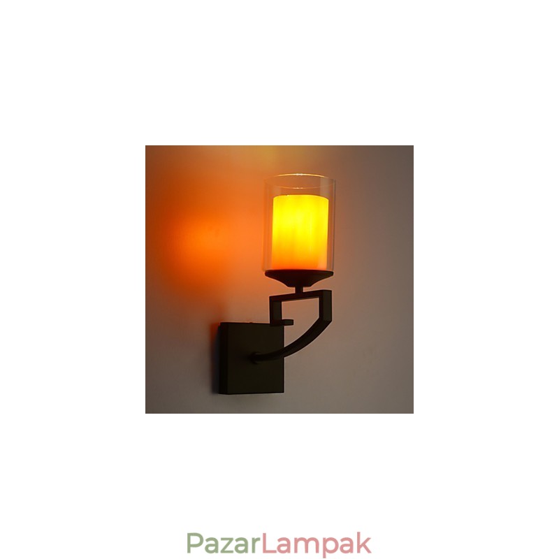 Retro üveg egyszerű egyfejű fali lámpa könnyű fali lámpák kristály modern kortárs fém