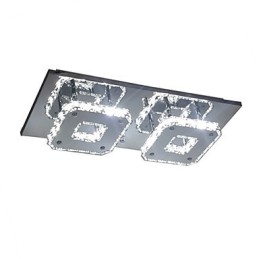 Modern, modern, galvanizált fém süllyesztett tartó