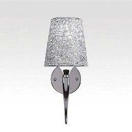 Ezüst éjjeli lámpa olvasó fali lámpák Vízcsapda háttértükör fény