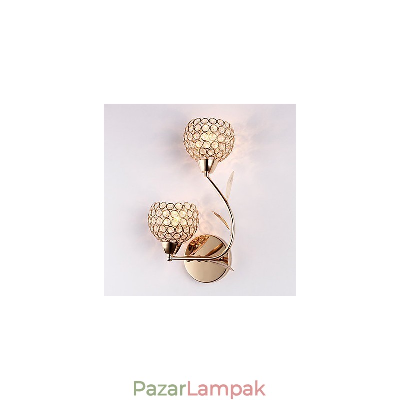 Falikarok Olvasó fali lámpák Kristály Mini stílusú Modern kortárs fém