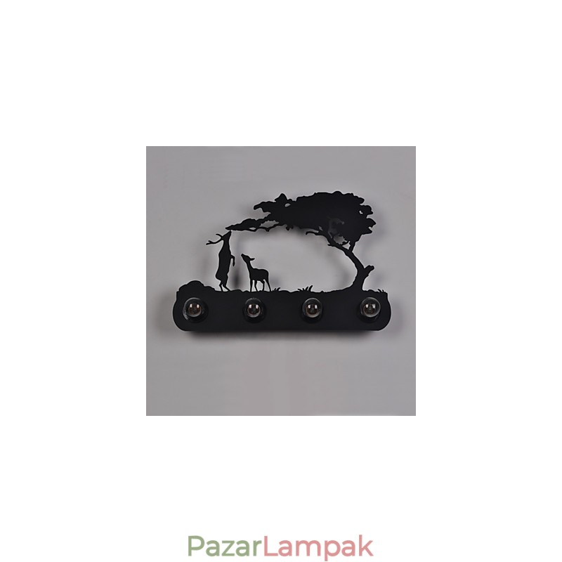 4 lámpa American Village Pastoral LOFT stílusú hálószoba folyosó vas retro fali lámpák