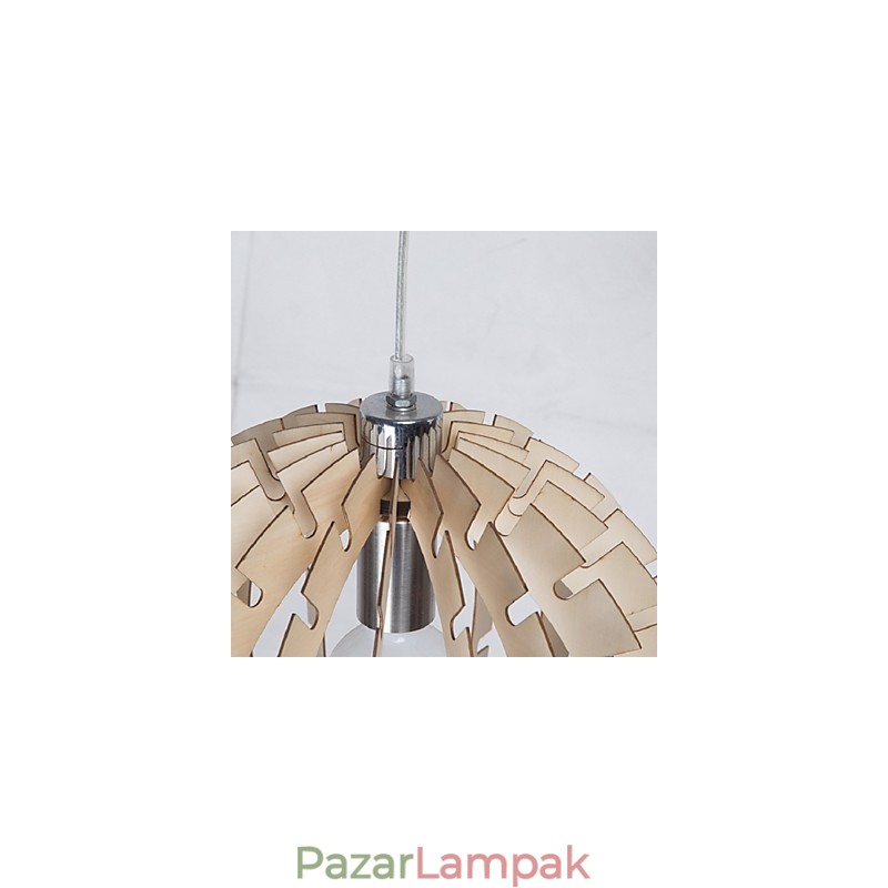 Vintage Egyéb Wood Chandelier