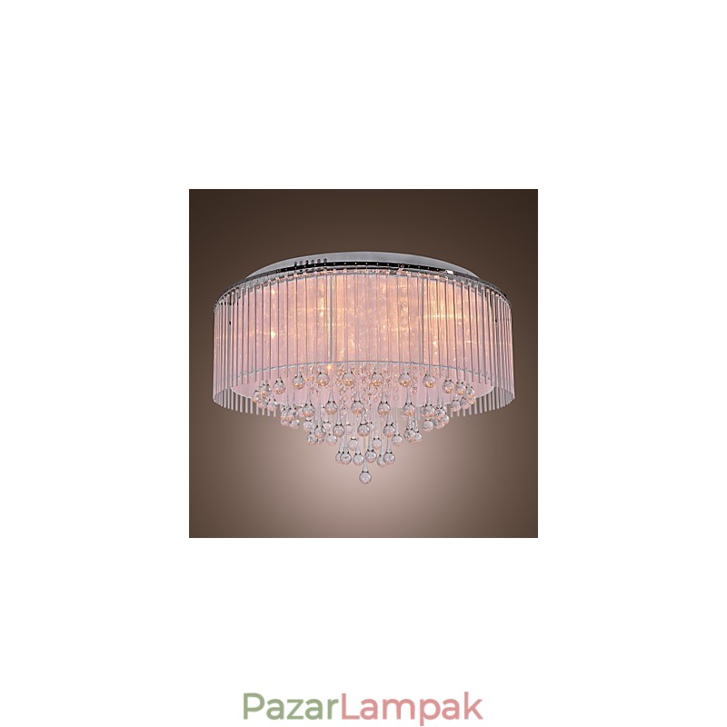 Modern kortárs kristályból galvanizált süllyesztett tartó