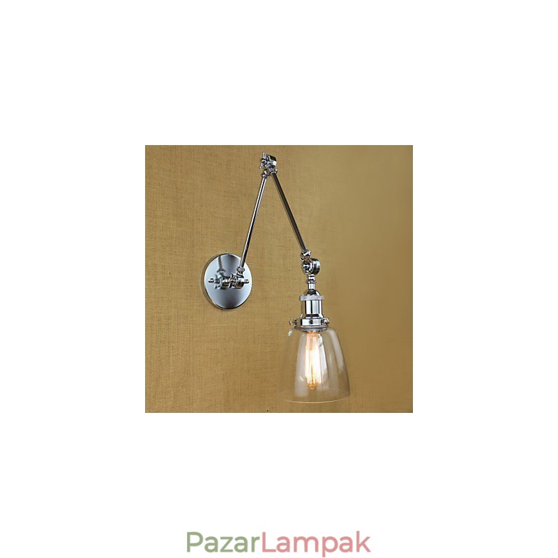 Króm Üveg Kétkarú Állítható Ezüst Bár KTV Éjjeli Folyosó Étterem Szállodai szoba fala