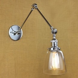 Króm Üveg Kétkarú Állítható Ezüst Bár KTV Éjjeli Folyosó Étterem Szállodai szoba fala