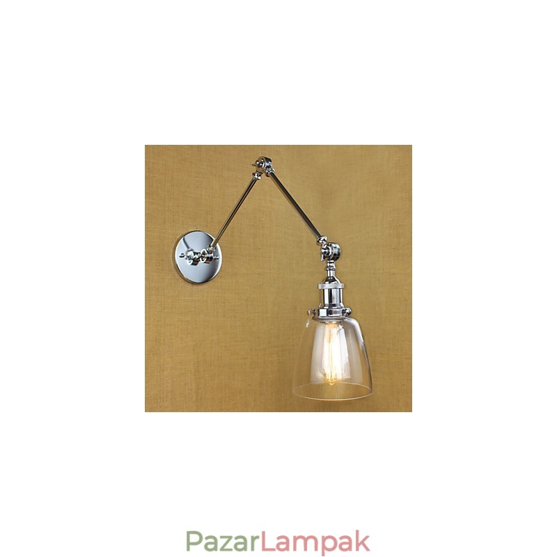 Króm Üveg Kétkarú Állítható Ezüst Bár KTV Éjjeli Folyosó Étterem Szállodai szoba fala