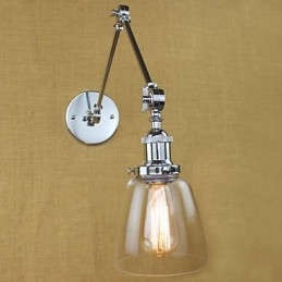 Króm Üveg Kétkarú Állítható Ezüst Bár KTV Éjjeli Folyosó Étterem Szállodai szoba fala