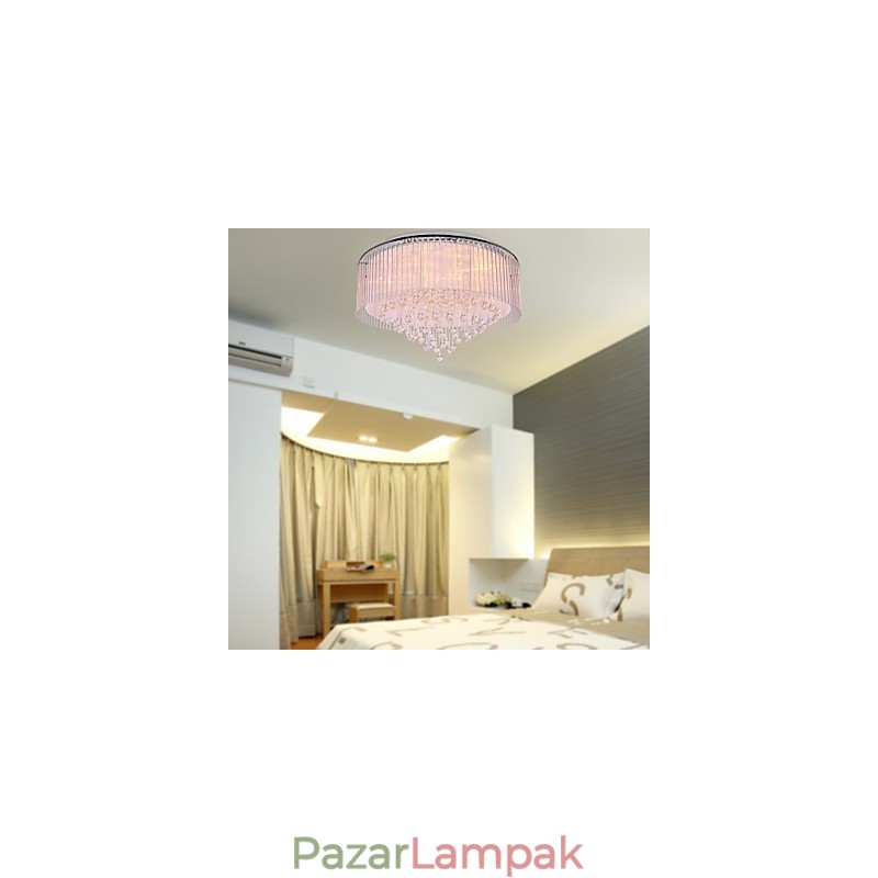 Modern kortárs kristályból galvanizált süllyesztett tartó