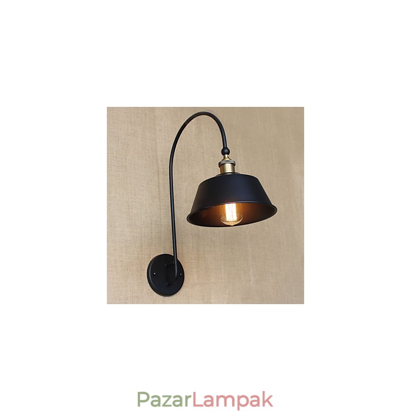 American Country LOFT Industrial Machinery Light Wind Retro Villa Nosztalgikus étkező Vas dekoratív fali lámpa