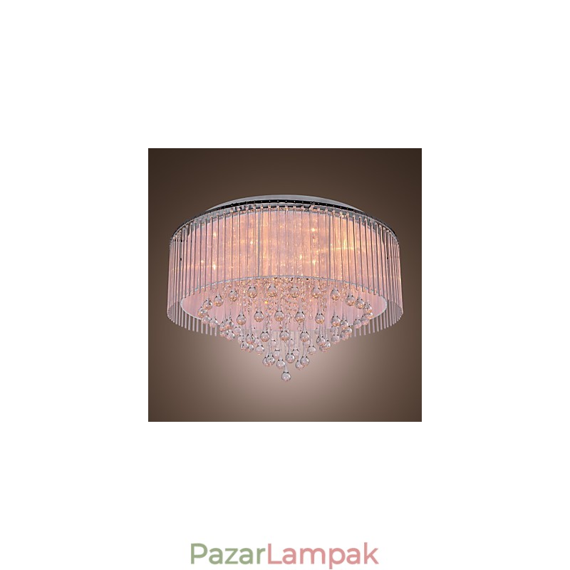 Modern kortárs kristályból galvanizált süllyesztett tartó