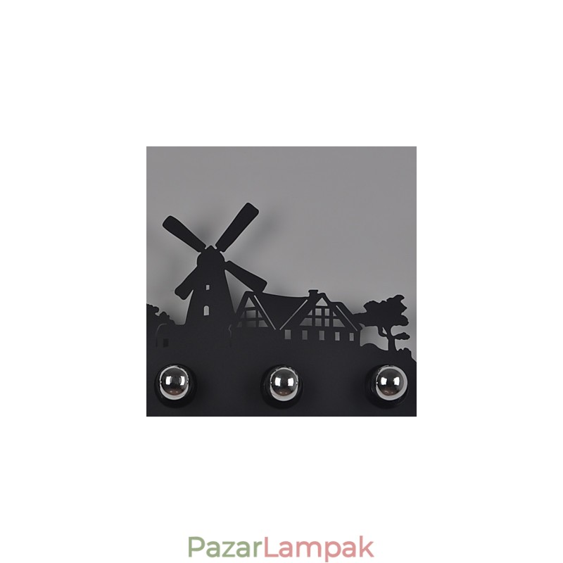 4 lámpa American Village Pastoral LOFT stílusú hálószoba folyosó vas retro fali lámpák