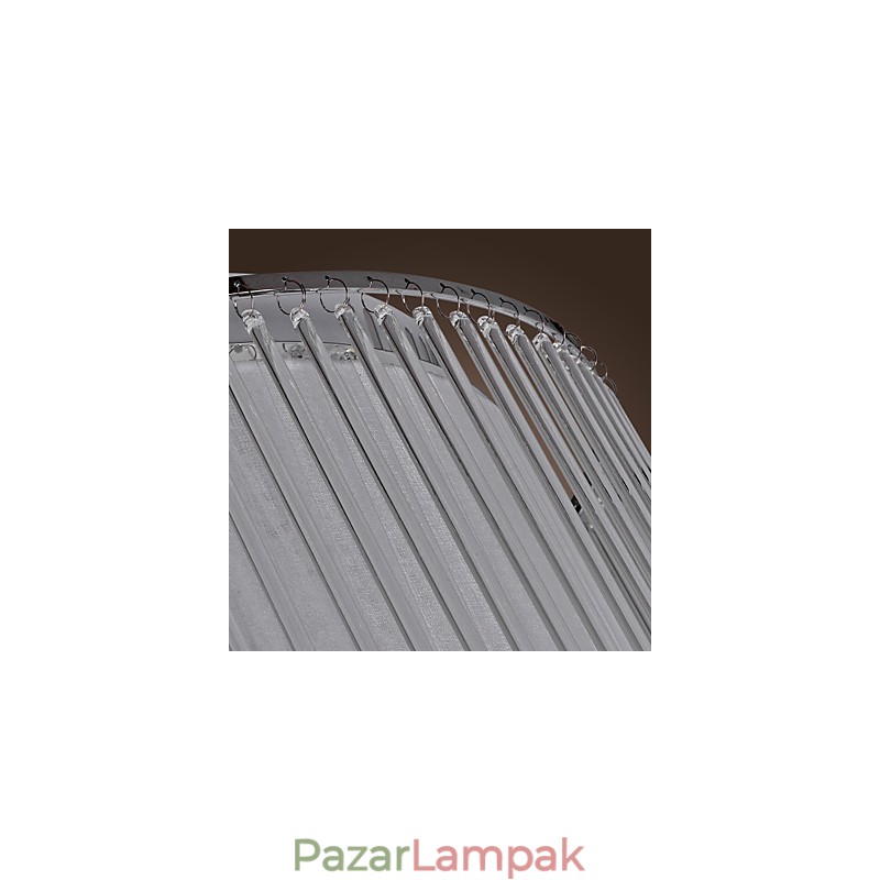 Modern kortárs kristályból galvanizált süllyesztett tartó