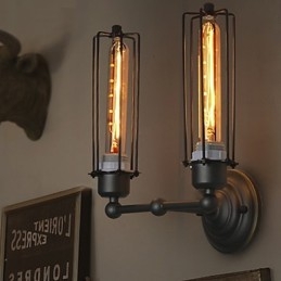 Loft amerikai Country Retro vas fali lámpa Art Industry Lights