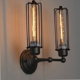 Loft amerikai Country Retro vas fali lámpa Art Industry Lights