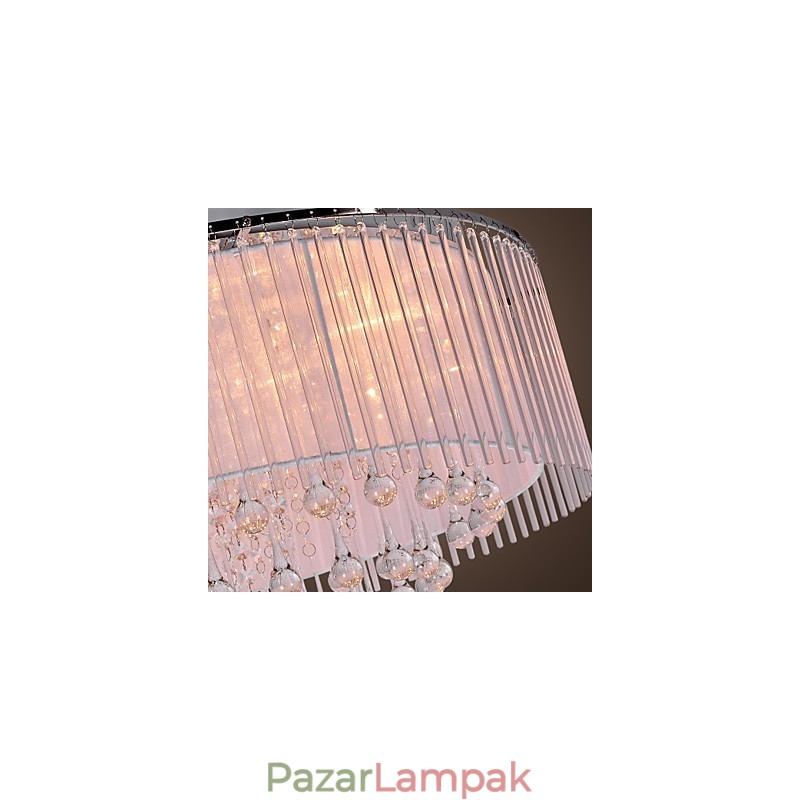 Modern kortárs kristályból galvanizált süllyesztett tartó