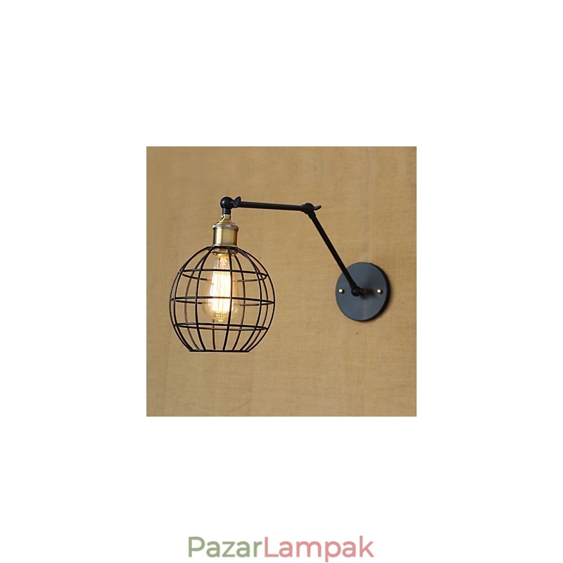 Fali lámpák Lengőlámpák Olvasás Fali lámpák Mini stílusú rusztikus ház fém