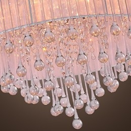 Modern kortárs kristályból galvanizált süllyesztett tartó