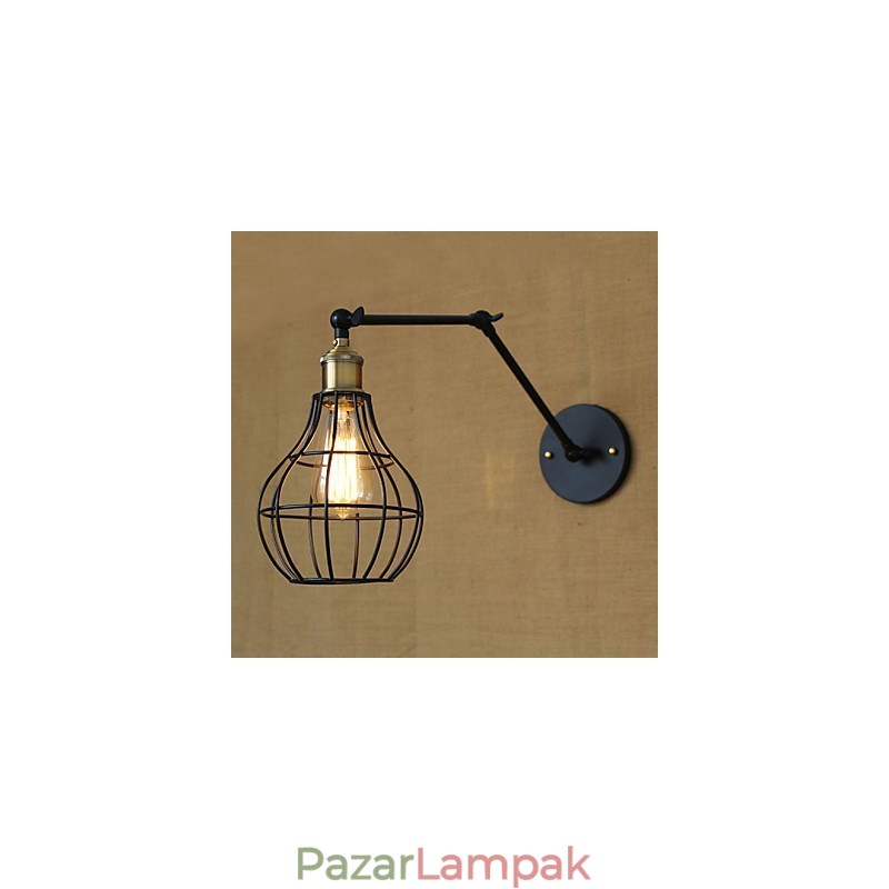 Fali lámpák Lengőlámpák Olvasás Fali lámpák Mini stílusú rusztikus ház fém