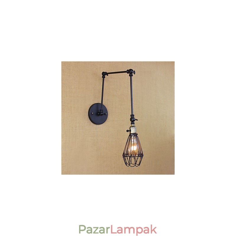 Iron Arm Loft Retro Ipari Folyosó Folyosó Lépcső Előszoba Asztal Egyszerű Kreatív Étterem Bár Lámpa