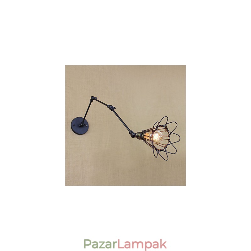 Iron Arm Loft Retro Ipari Folyosó Folyosó Lépcső Előszoba Asztal Egyszerű Kreatív Étterem Bár Lámpa