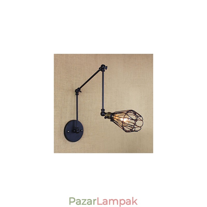Iron Arm Loft Retro Ipari Folyosó Folyosó Lépcső Előszoba Asztal Egyszerű Kreatív Étterem Bár Lámpa