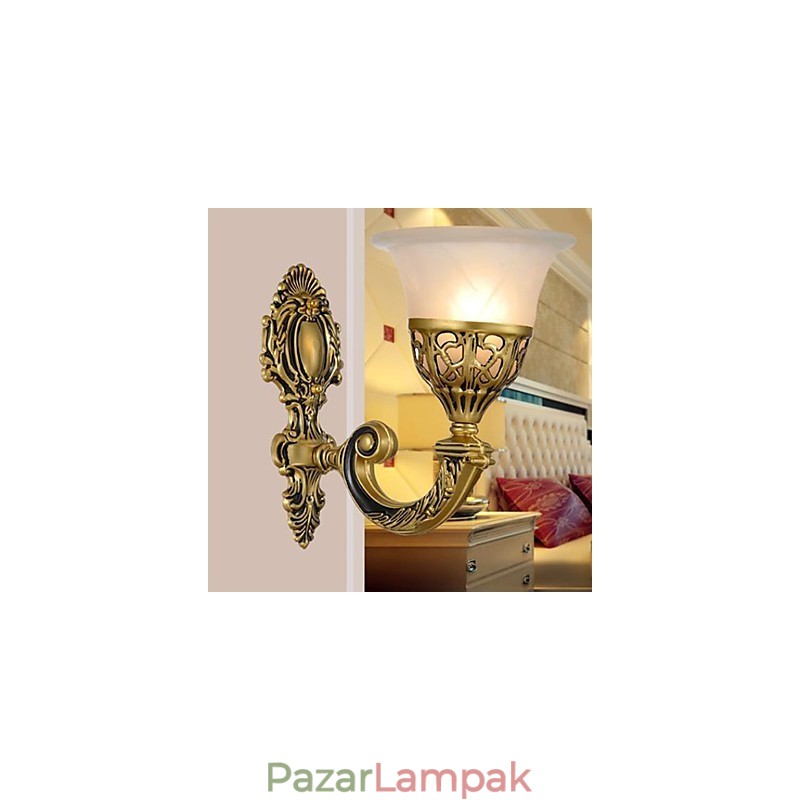 Európai fali lámpa Előszoba lépcsők Fali lámpa A hálószoba Egy ágy feje