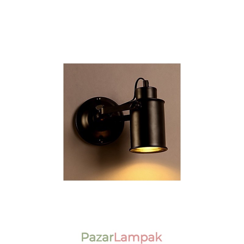 Vintage fali lámpa Ipari fekete kovácsoltvas fali lámpa Retro Econce Fixturedison lámpa folyosó fali világítás